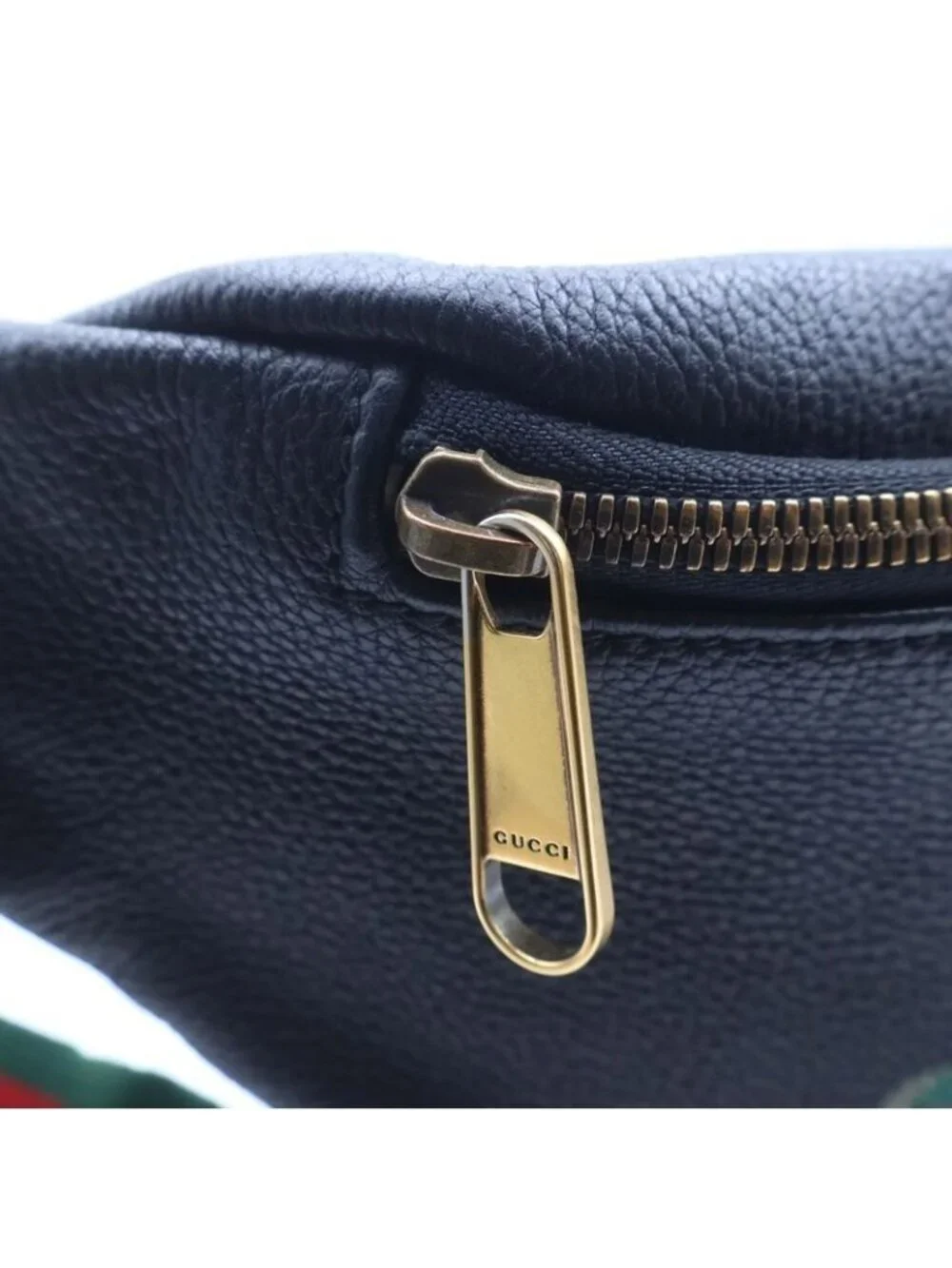 Gucci Sherry Line Belt Bag Black Leather - Picture 5 of 6